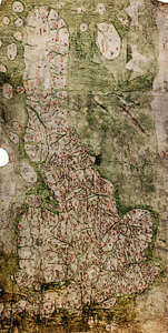 Map #22: Gough Map of Britain: Rivers and Roads, c. 1360 CE – Oxford ...